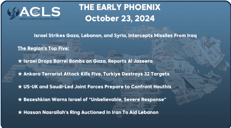 Israel Strikes Gaza, Lebanon, and Syria, Intercepts Missiles From Iraq