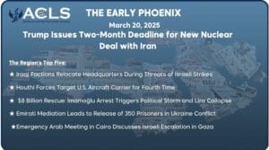 Trump Issues Two-Month Deadline for New Nuclear Deal with Iran