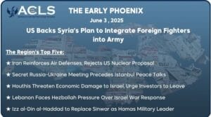 US Backs Syria’s Plan to Integrate Foreign Fighters into Army