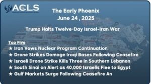 Trump Halts Twelve-Day Israel–Iran War