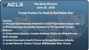 Trump Pushes for Deal to End Gaza War