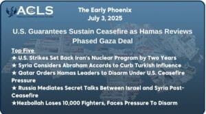 U.S. Guarantees Sustain Ceasefire as Hamas Reviews Phased Gaza Deal