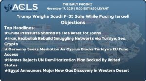 Trump Weighs Saudi F-35 Sale While Facing Israeli Objections