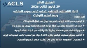 الإطار التنسيقي العراقي يتحدّى ترامب ويؤيد المالكي وسط تصاعد التوترات