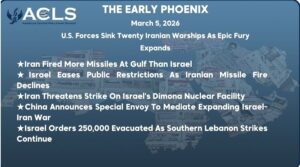 U.S. Forces Sink Twenty Iranian Warships As Epic Fury Expands