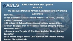 US Rescues Downed Airman As Energy Strike Planning Advances