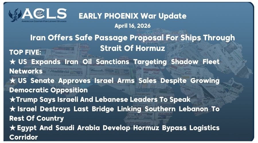 Iran Offers Safe Passage Proposal For Ships Through Strait Of Hormuz